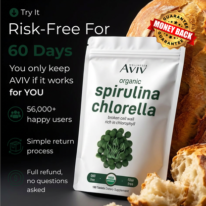 Hochwirksame Formel – Spirulina-Tabletten zur Zellreinigung von AVIV™